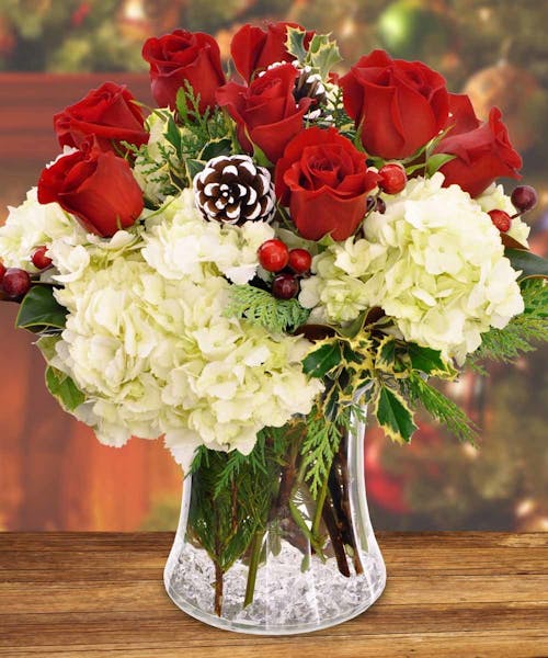 Festive Roses Kansas City MO Flower Delivery Toblers Florist
