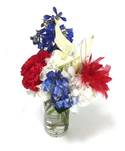 Red, White and Blue Kansas City MO Flower Delivery Toblers Florist