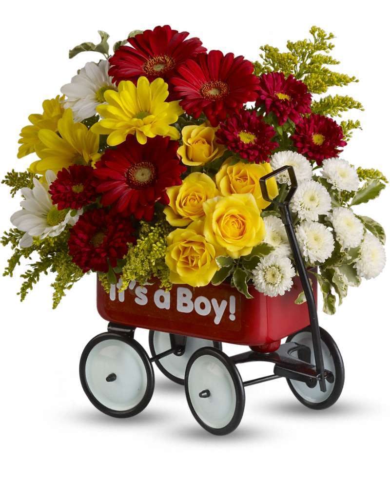 its a boy flower delivery