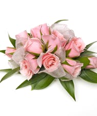 Traditional Pink Rose Corsage